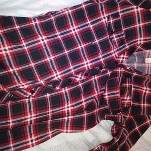 Red long sleeve dress